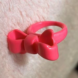 🎀pink bow ring🎀